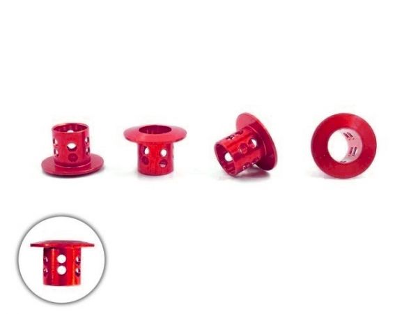 MR33 alum. Lightweight Body Height Adjuster 4pcs. Red