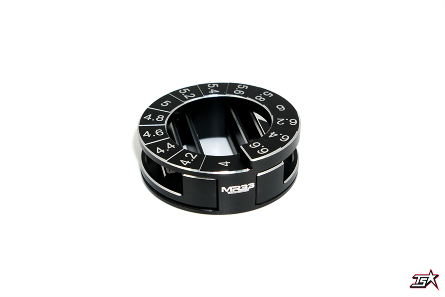 MR33 Circle Droop Gauge 4.0 - 6.6mm incl. Droop blocks MR33-CDG-B