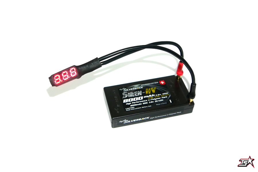 MR33 LiPo Voltage Checker (4 / 5mm plug)  MR33-LVC