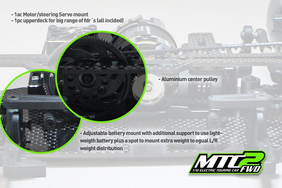 Mugen MTC2 1/10 FWD Touring Car Kit