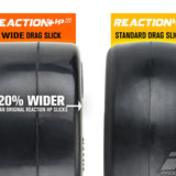 PROLINE Reaction+ HP Wide SC S3 (Soft) Drag Racing BELTED Tires (2) for Pro-Line PR10188-203 - Speedy RC