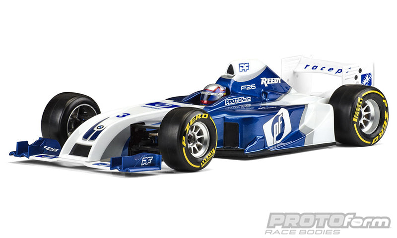 F26 Clear Body for 1:10 Formula 1