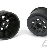 IMPULSE 2.2"/3.0" BLACK FRONT WHEELS (2) FOR SLASH® 2WD - PR2771-03 - Speedy RC