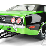 PROLINE 1972 Plymouth Barracuda Clear Body for Slash® 2wd Drag Car & AE DR10 - PR3550-00 - Speedy RC