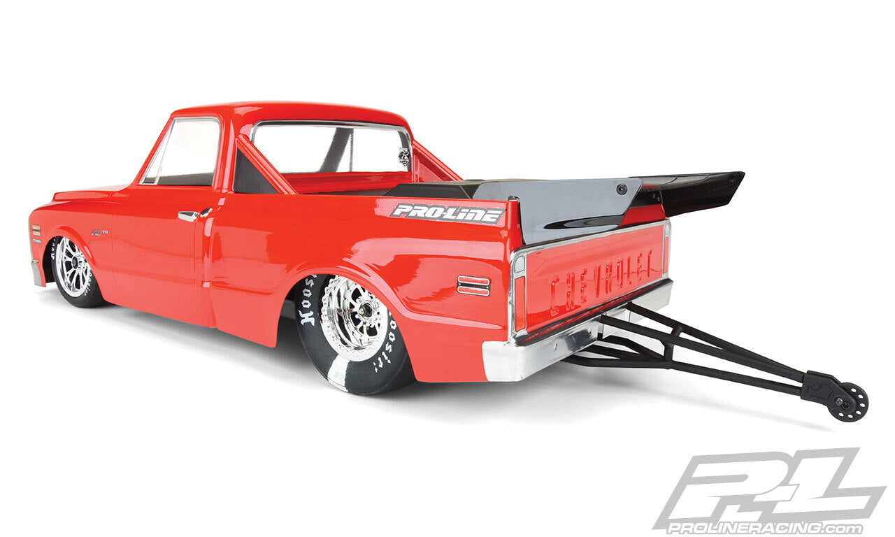 PROLINE 1972 Chevy C-10 Clear Body for Slash® 2wd Drag Car & AE DR10 (With Trimming) - PR3557-00