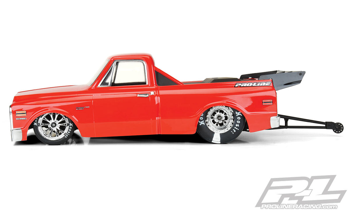 PROLINE 1972 Chevy C-10 Clear Body for Slash® 2wd Drag Car & AE