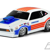 PROLINE 1972 Ford Pinto Clear Body for No Prep Drag Car, Bandit, AE SR10 & other 11.25 Wheelbase Drag Car - PR3572-00 - Speedy RC