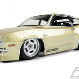 PROLINE 1972 Ford Pinto Clear Body for No Prep Drag Car, Bandit, AE SR10 & other 11.25 Wheelbase Drag Car - PR3572-00 - Speedy RC