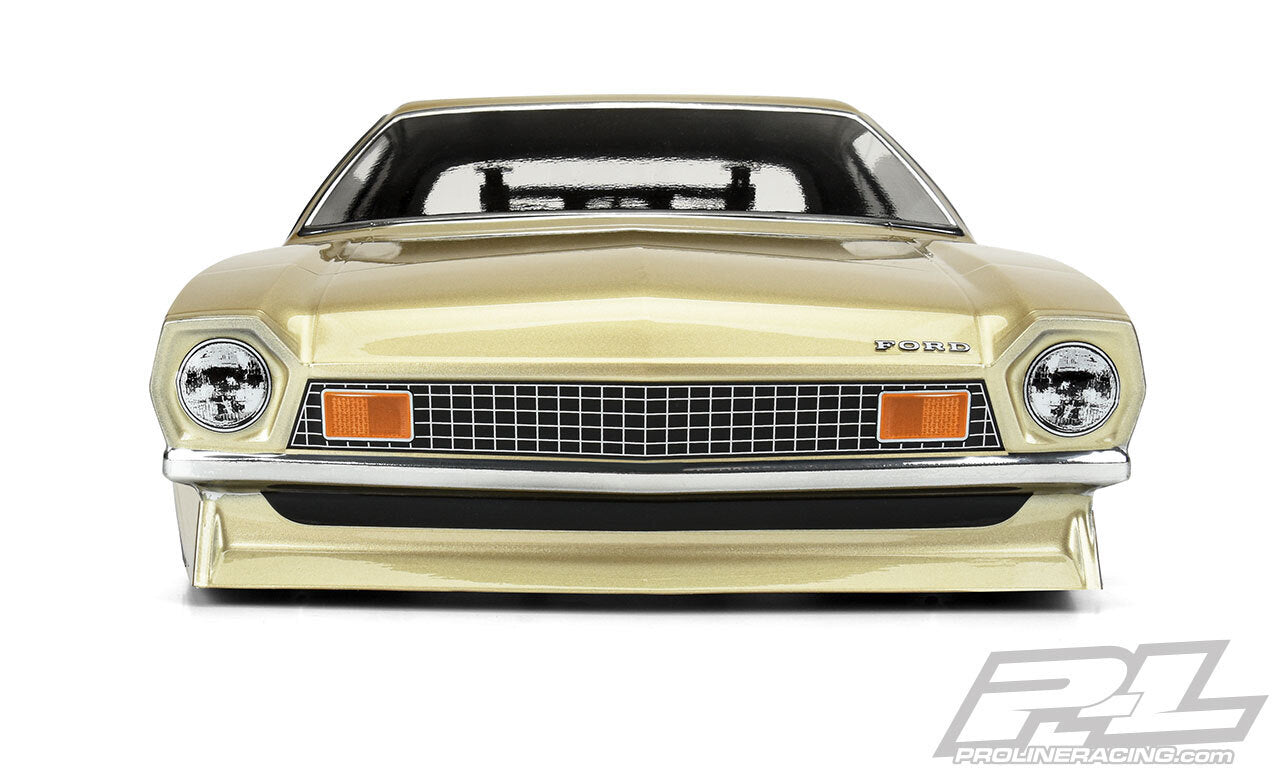 PROLINE 1972 Ford Pinto Clear Body for No Prep Drag Car, Bandit, AE SR10 & other 11.25 Wheelbase Drag Car - PR3572-00