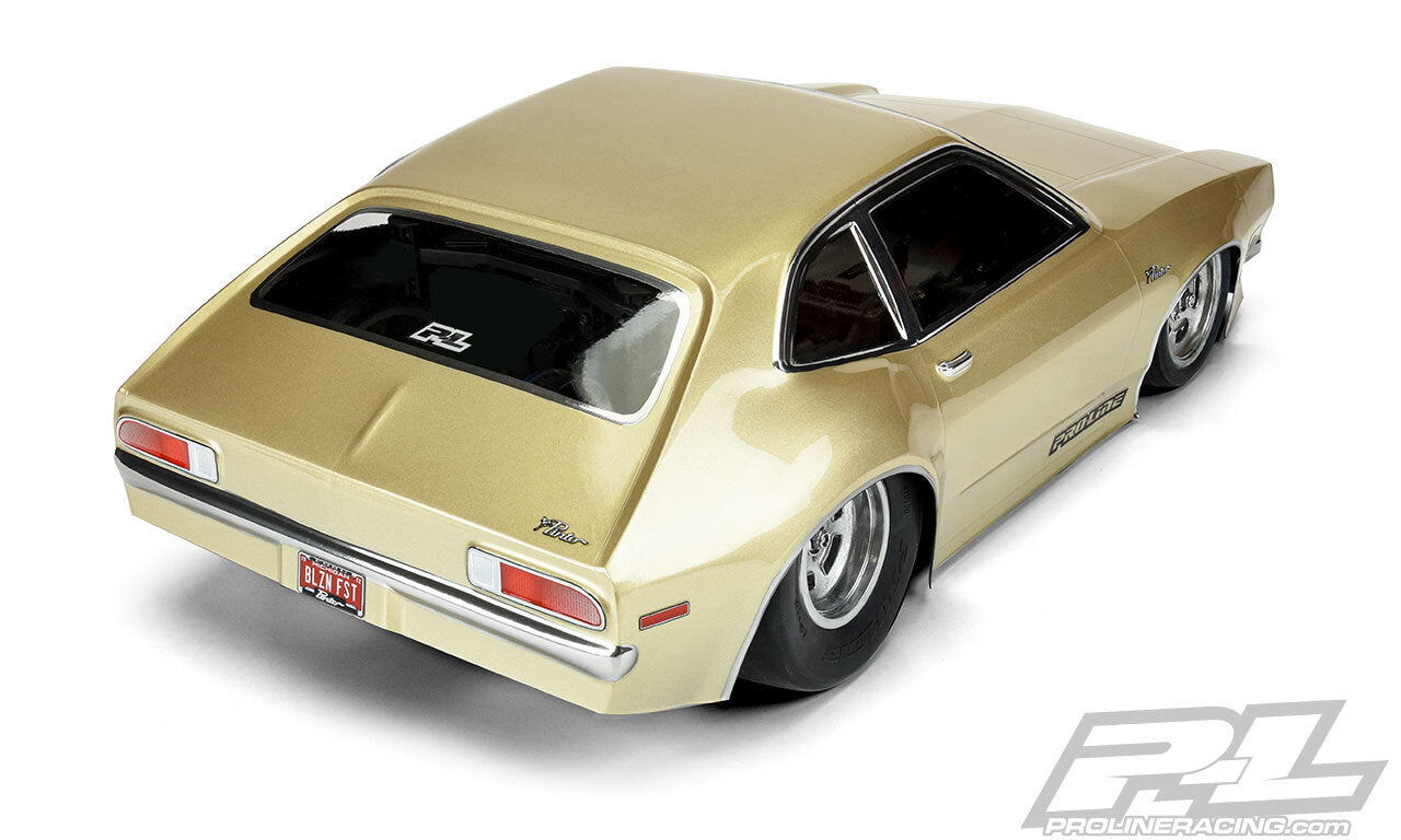 PROLINE 1972 Ford Pinto Clear Body for No Prep Drag Car, Bandit, AE SR10 & other 11.25 Wheelbase Drag Car - PR3572-00
