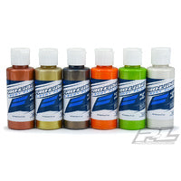 PROLINE POLYCARBONATE RC BODY PAINT - METALLIC AND PEARL COLOR SET - 6 PACK - PR6323-02