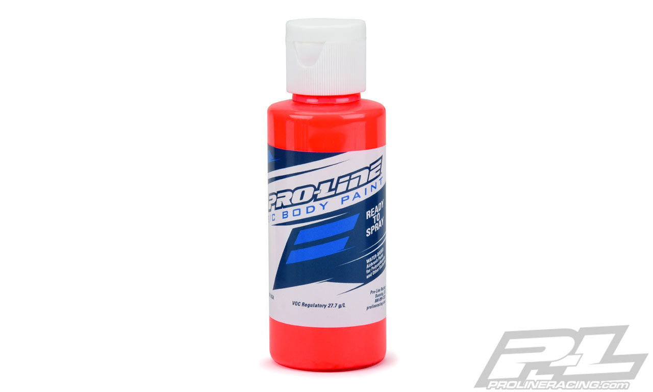 PROLINE POLYCARBONATE RC BODY PAINT - FLUORESCENT RED - 60ml - PR6328-00