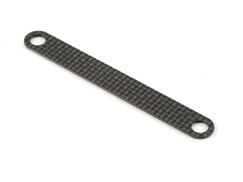 <R0198>  REAR BODY MOUNT PLATE 1.0mm (CARBON GRAPHITE)