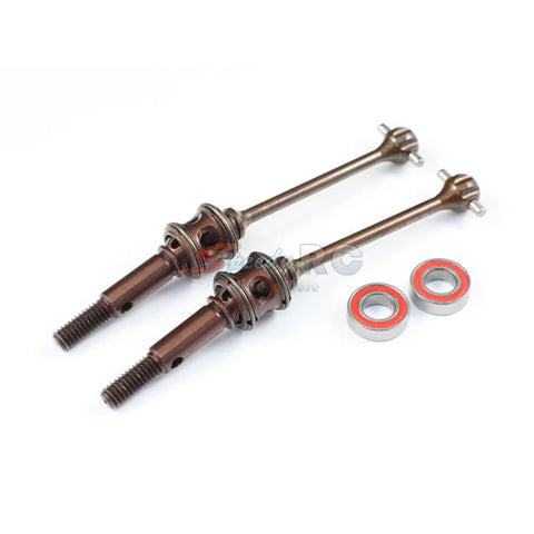 Radtec "PREMIUM" Steel Double Joint Drive Shaft Set for XRAY T4 50mm XR-10005 - Speedy RC