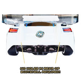 HORIZONTAL REAR POST BODY MOUNTING SET FOR ZOO/XTREME - SHORT (32-39MM) - Speedy RC