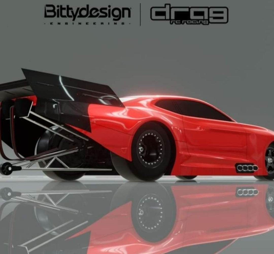 Bitty Design ZL21 1/10 No Prep Drag Body