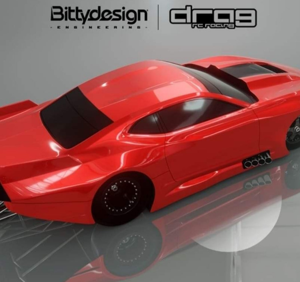 Bitty Design ZL21 1/10 No Prep Drag Body
