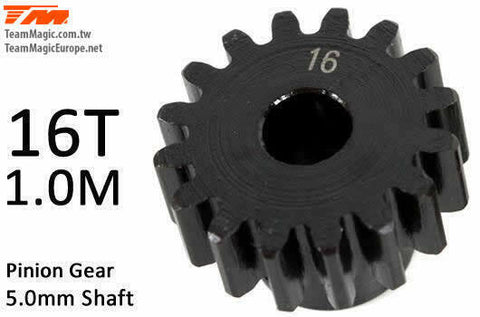 Pinoion gear M1 for 5mm shaft 16T - TMK6602-16 - Speedy RC