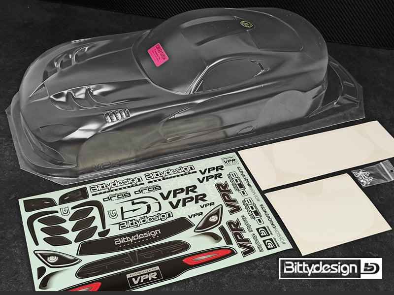 BITTYDESIGN VPR 1:10 STREET DRAG RACING BODY SHELL