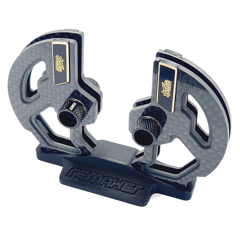 GEOCARBON HD WEIGHTED TWEAK WHEELS V2 FOR 1/10 TOURING CAR W/STAND