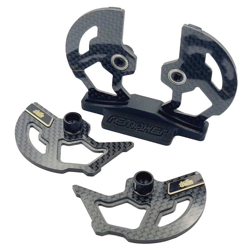 GEOCARBON HD WEIGHTED TWEAK WHEELS V2 FOR 1/10 TOURING CAR W/STAND