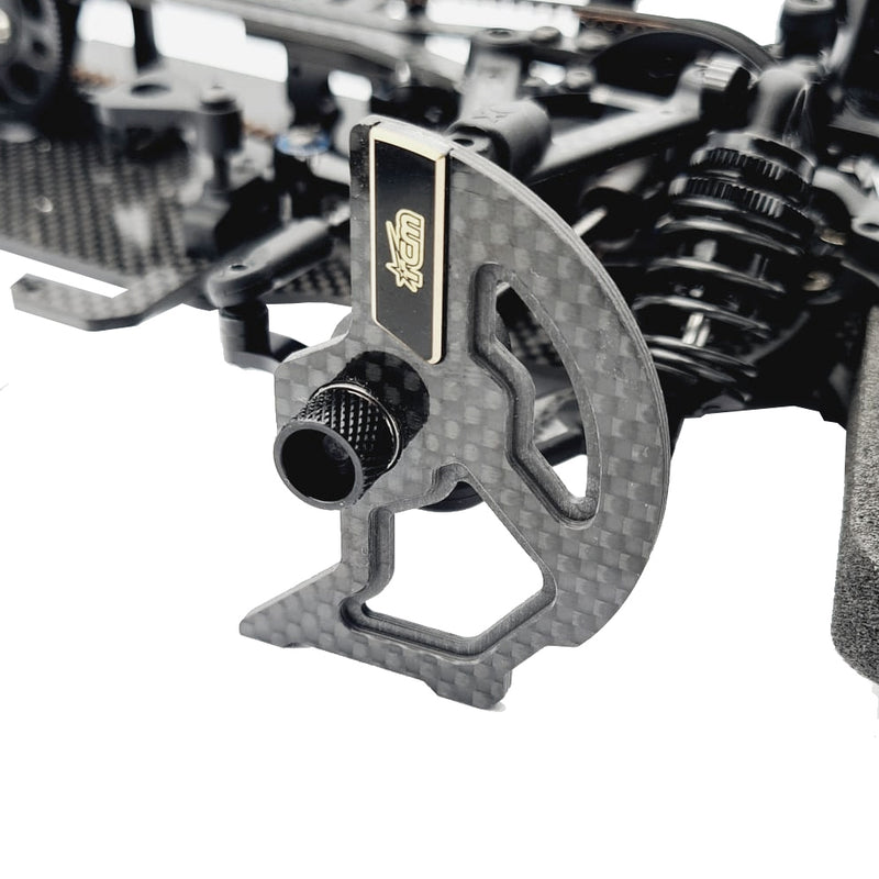 GEOCARBON HD WEIGHTED TWEAK WHEELS V2 FOR 1/10 TOURING CAR W/STAND