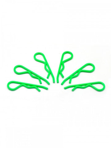 Arrowmax Body Clip 1/8 - Fluorescent Green (6) #AM-103119 AM-103119 - Speedy RC