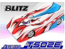 Blitz 60119-07 TS02E Pan Car Clear Body 200mm (0.7mm thick) 1/10