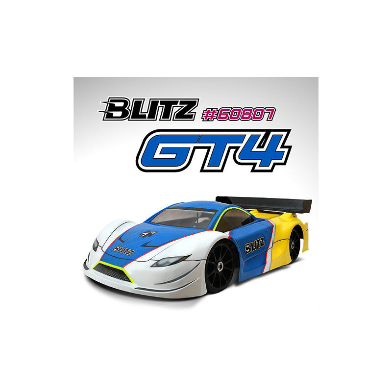 BLITZ GT4 1/8th GT Body Shell 1mm (60807-10)