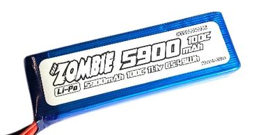 Team Zombie LiPo Shorty Battery 11.1v 5900mAh 100c (Crawler Pack) - Speedy RC