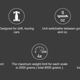 SkyRC Bluetooth Corner Weight System SK-500036 - Speedy RC