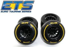 Rear wheel/Tire GF F1 Super Hiigh grip compound - Speedy RC