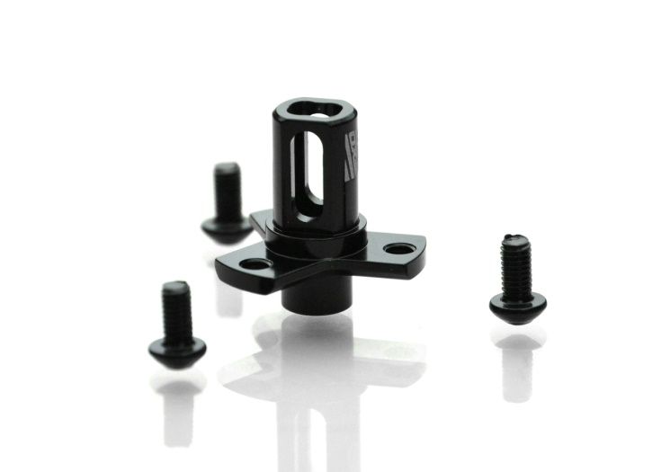 Exotek 1971 Aluminum Slipper Eliminator Spur Mount Set Black For TLR 22 Series Kimbrough Spurs