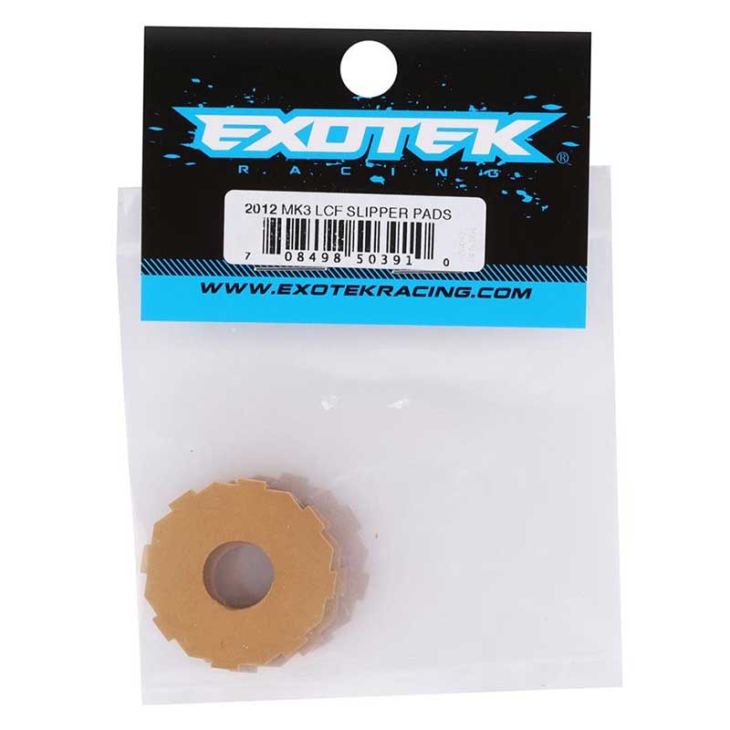 Exotek 2012 Racing MK3 LCF Slipper Pads 3 pcs For Octalock Spurs