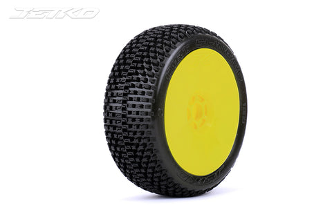JETKO DIRT SLINGER 1/8 Buggy Pre-Glued Tires (pair) - Speedy RC