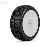 JETKO DIRT SLINGER 1/8 Buggy Pre-Glued Tires (pair) - Speedy RC