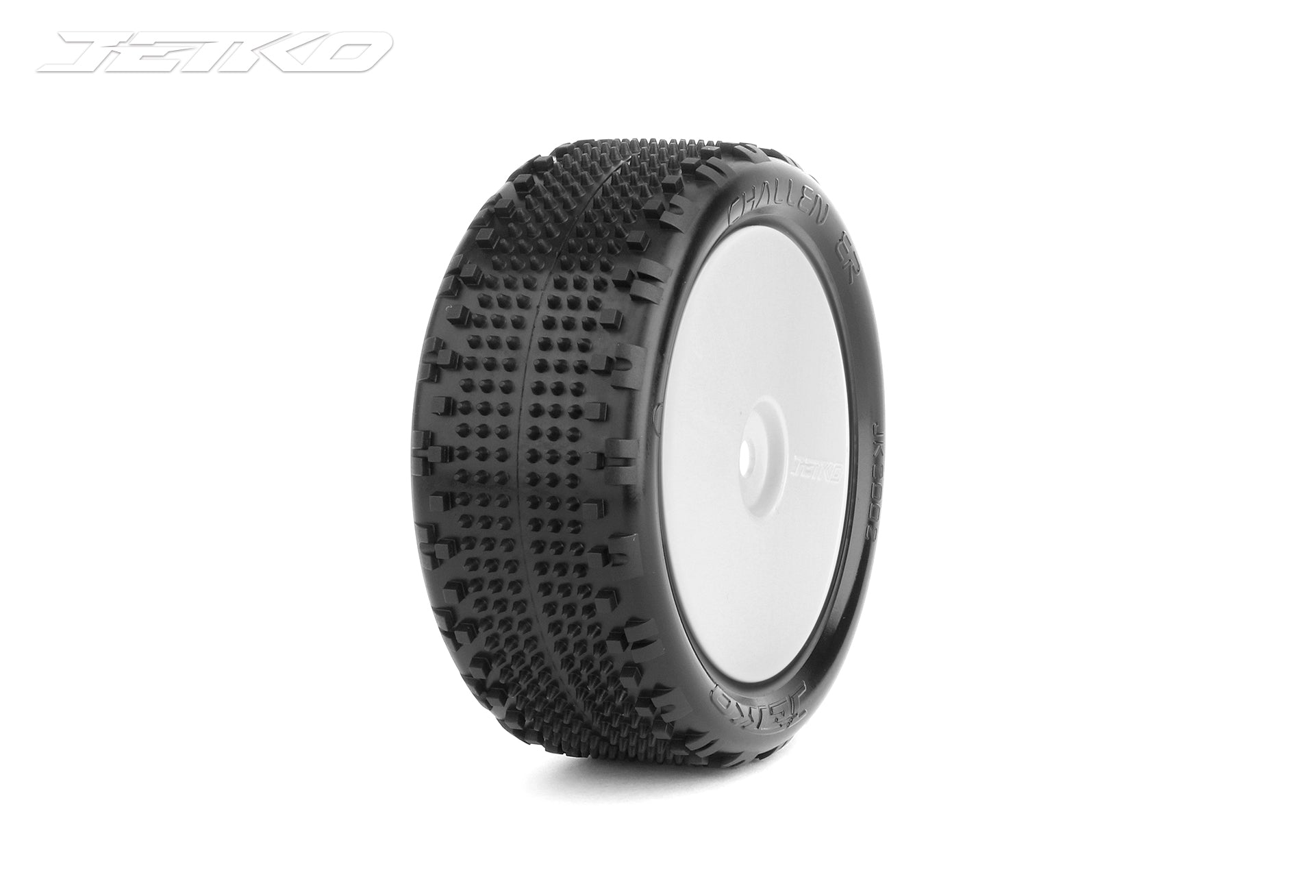 JETKO Challenger 1/10 FRONT 4WD Buggy Carpet Mounted Tires (Pre-glued)