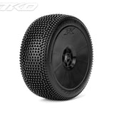 JETKO BLOCK IN 1/8 Buggy Pre-Glued Tires (pair) - Speedy RC