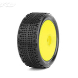 JETKO Challenger 1/10 FRONT 4WD Buggy Carpet Mounted Tires (Pre-glued) - Speedy RC