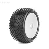 JETKO Arena 1/10 Rear Buggy Carpet Tires (Pre-Glued) - Speedy RC