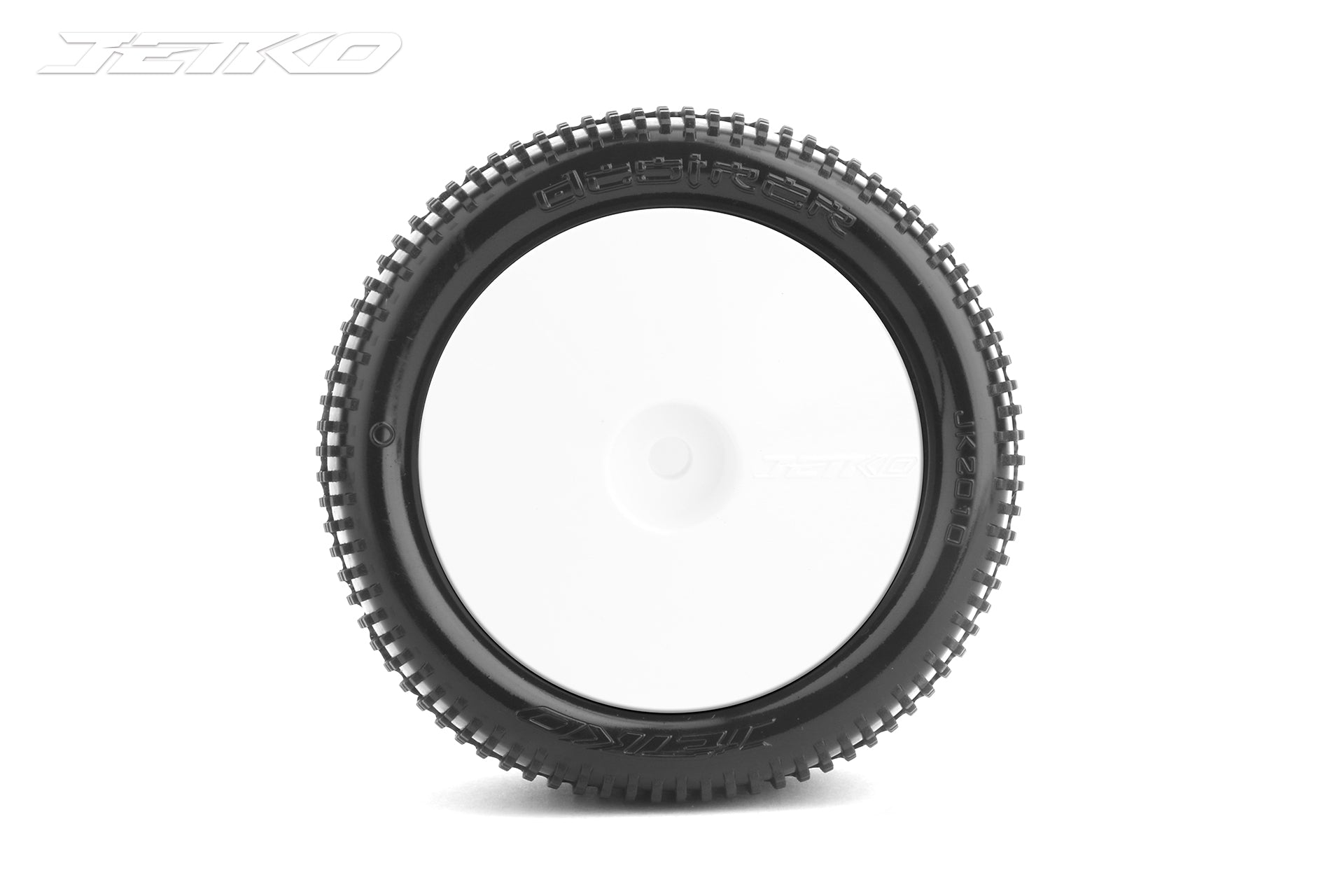 JETKO Desirer 1/10 Rear Buggy Mounted Tires (Pre-Glued)