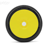 JETKO BLOCK IN 1/8 Buggy Pre-Glued Tires (pair) - Speedy RC