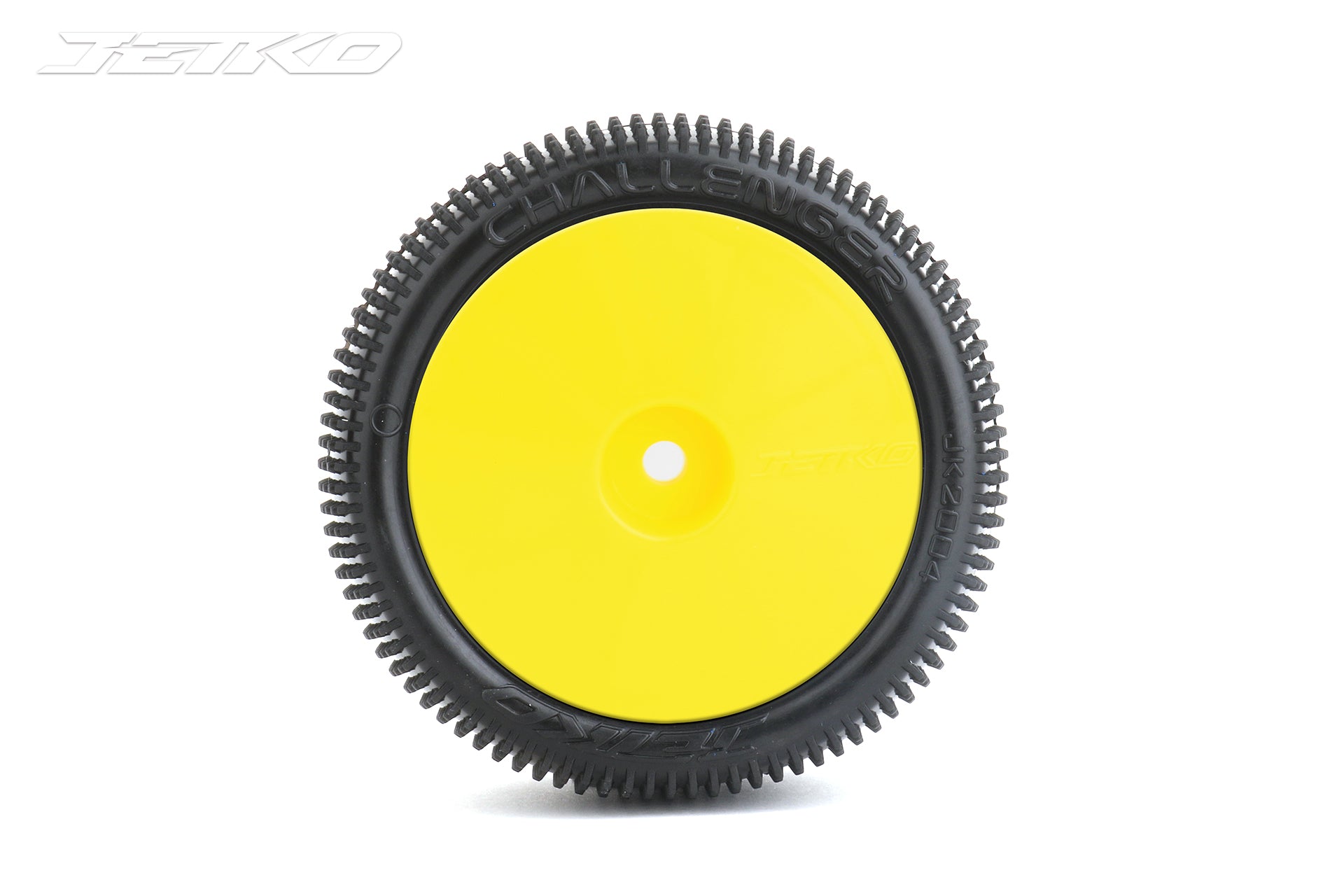 JETKO Challenger 1/10 Rear Carpet Buggy Mounted Tires (Pre-glued)