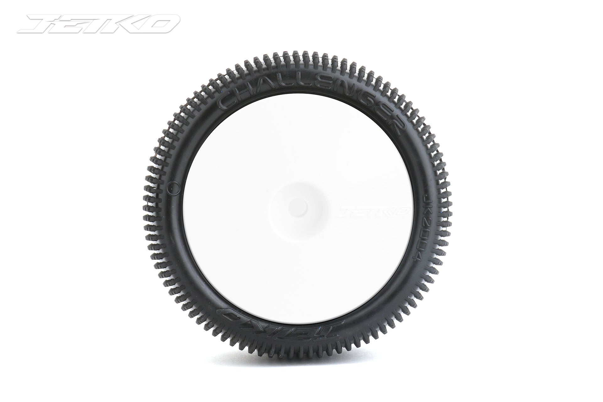 JETKO Challenger 1/10 Rear Carpet Buggy Mounted Tires (Pre-glued)