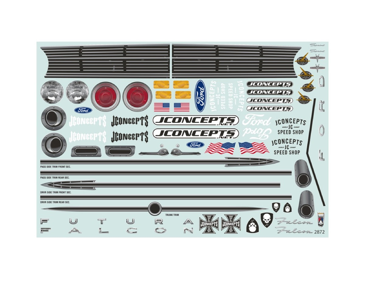 JConcepts 1963 Ford Falcon Street Eliminator Karosserie JCO0386