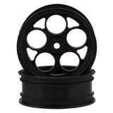 JConcepts Coil Street Eliminator 2.2" Front Drag Racing Wheels (Black) (2) w/12mm Hex - Speedy RC