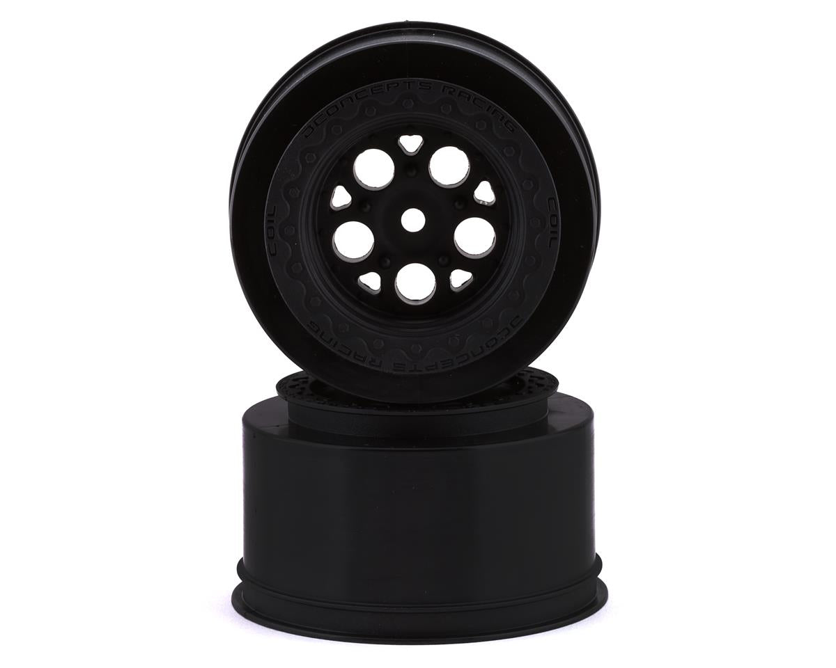JConcepts Coil Mambo Street Eliminator Rear Drag Racing Wheels (Black) (2) w/12mm Hex