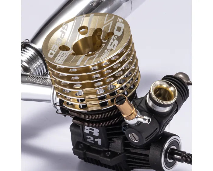 OS Engines Speed R21 Shimo Edition 2 .21 Nitro On Road Engine w TR02 Pipe and MR03 Manifold