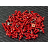R0267 - IF18 ALUMINUM SCREW SET(UPPER/RED)(MULTI FIT ) IF15/14 - Speedy RC