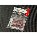 R0267 - IF18 ALUMINUM SCREW SET(UPPER/RED)(MULTI FIT ) IF15/14 - Speedy RC